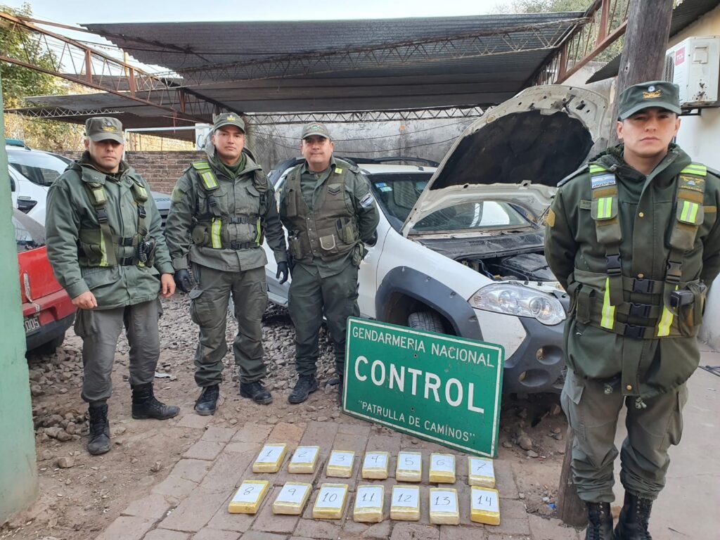 gendarmeria secuestro droga salta