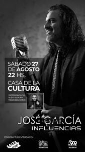 Jose Garcia presenta su nuevo album Influencia.