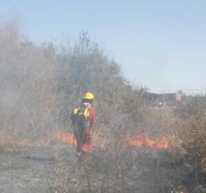 Bomberos Voluntarios. Intenso trabajo durante el fin de semana largo.