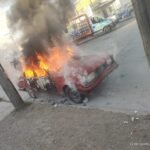 Incendiaron un automóvil en av.Americas al 700