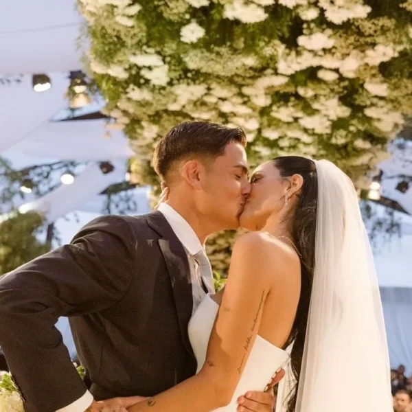 Se casaron Oriana Sabatini y Paulo Dybala.