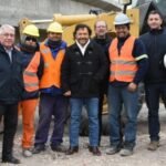 Depuradora Sur y viviendas en Pereyra Rozas: el Gobernador y funcionarios nacionales recorrieron las obras
