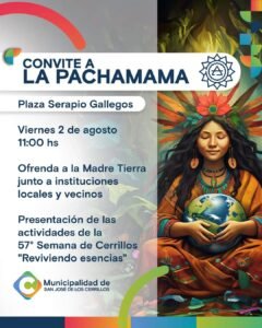 Invitación a la Ceremonia de la Pachamama en Cerrillos