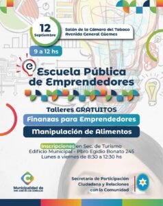 Llega a Cerrillos la «Escuela de Emprendedores»: ¿Cómo me inscribo?