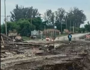 La tormenta de anoche produjo cortes en la ruta 68, entre El Carril y La Merced