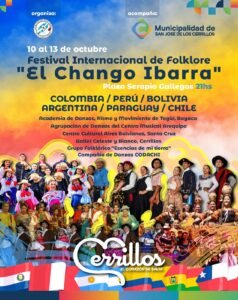 Este fin de semana Cerrillos es anfitrión del Festival Internacional de Folklore “El Chango Ibarra”