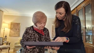 En el Día de la Lealtad, Victoria Villarruel se reunió con Isabel Perón