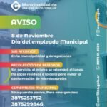 𝗔𝘁𝗲𝗻𝗰𝗶𝗼́𝗻 𝗲𝗻 𝗹𝗮 𝗠𝘂𝗻𝗶𝗰𝗶𝗽𝗮𝗹𝗶𝗱𝗮𝗱 𝗽𝗼𝗿 𝗲𝗹 𝗱𝗶́𝗮 𝗱𝗲𝗹 𝗲𝗺𝗽𝗹𝗲𝗮𝗱𝗼 𝗺𝘂𝗻𝗶𝗰𝗶𝗽𝗮𝗹