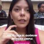 Emilia Orozco entre los diputados que no quisieron tratar la Ficha Limpia