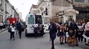 POR FUGA DE GAS EVACÚAN LA ESCUELA TÉCNICA JOAQUÍN CASTELLANOS