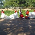Mujeres originarias de las comunidades de Tartagal protestan en el municipio