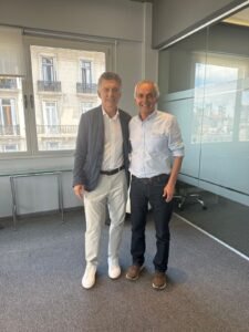 José Gauffin con Mauricio Macri: por un PRO responsable y republicano