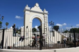 Ponen en valor la ex fuente de agua en Plaza España: los detalles