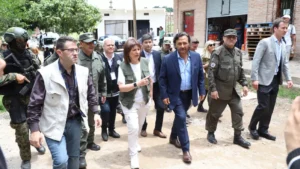 En el Paso Internacional Puerto Chalanas, el Gobernador y la Ministra supervisaron acciones del Plan Güemes