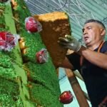 Este sábado se arma el pan de navidad gigante en El Carril, tendrá más de tres metros y 2.400 kilos