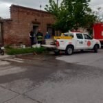 Individuo bajo los efectos de sustancia, prendió fuego a la habitación e intento quitarse la vida