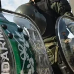 GendarmerĂa Nacional organiza protestas por los bajos salarios