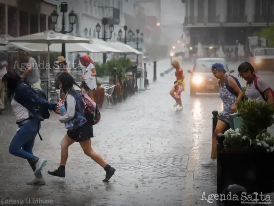 Salta: rige alerta amarilla por tormentas