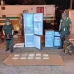 FALSA MUDANZA: TRANSPORTABA 10 KILOS DE COCAÍNA ESCONDIDA DENTRO DE DOS HELADERAS