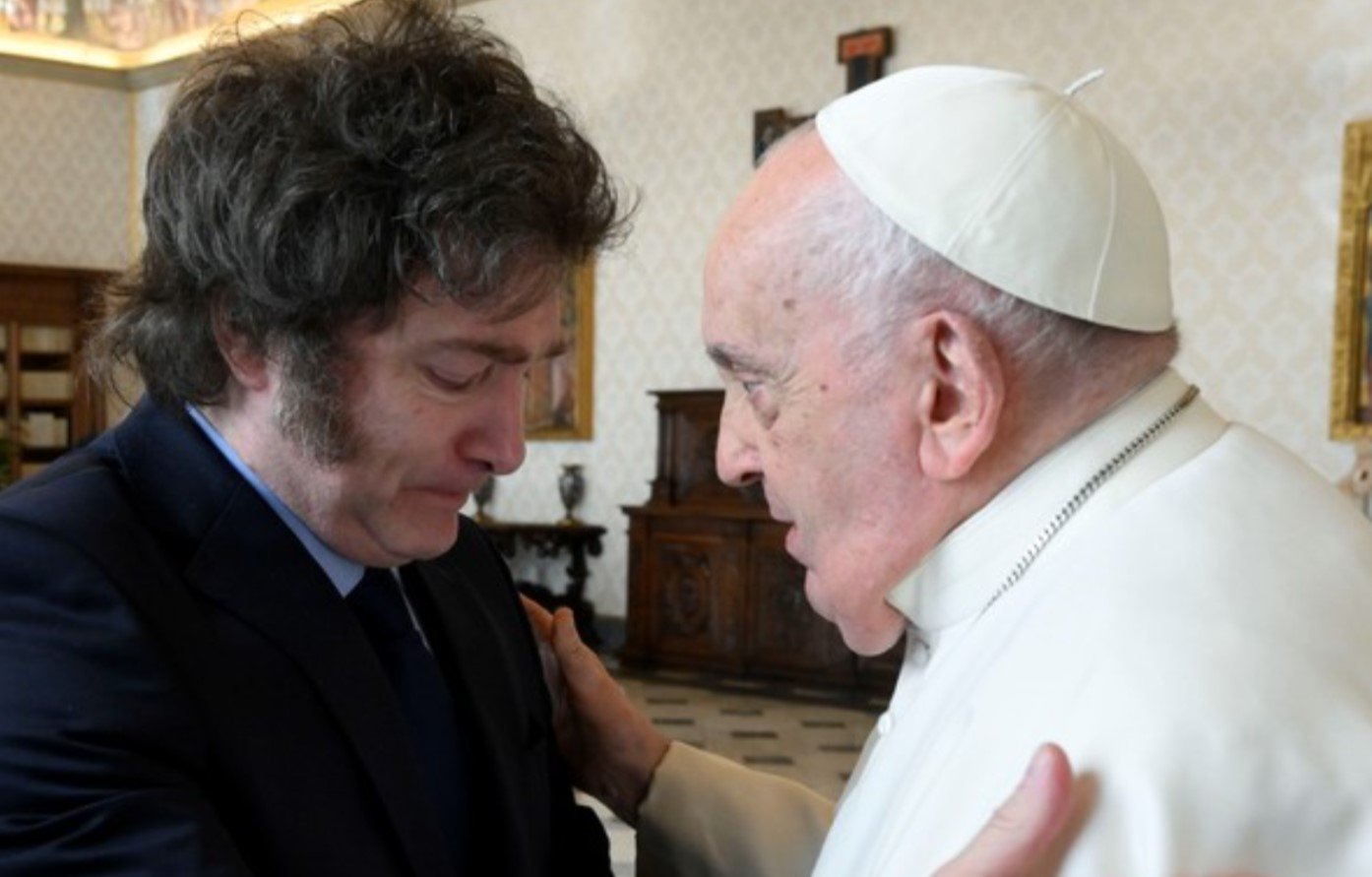 Javier Milei y su comitiva llegaron a Roma para participar del funeral del papa Francisco