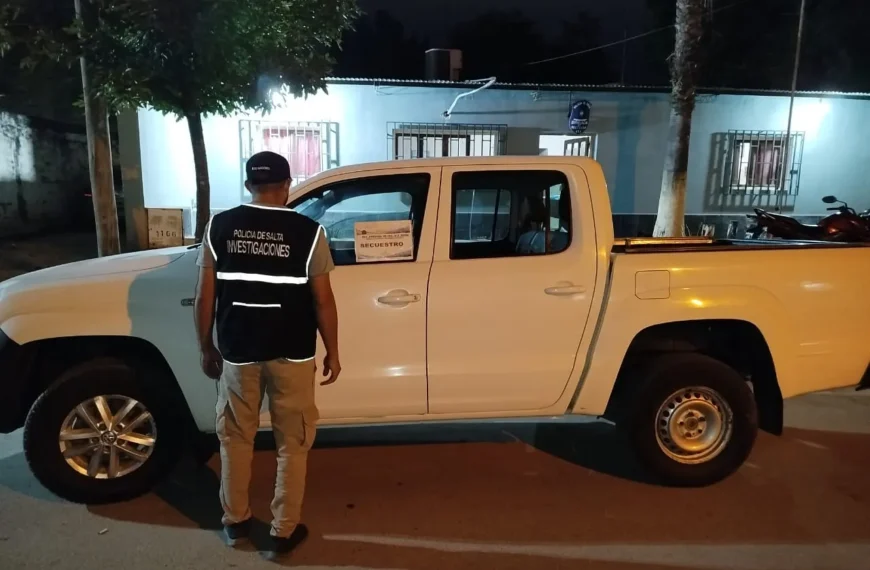 Recuperaron en Orán dos camionetas robadas en Buenos Aires