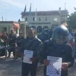 Conductores de Uber Motos exigen trabajar en paz y que aprueben la normalizaciĂłn del servicio