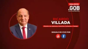 Ciclo Diálogos.gob : el ministro Ricardo Villada será el próximo invitado