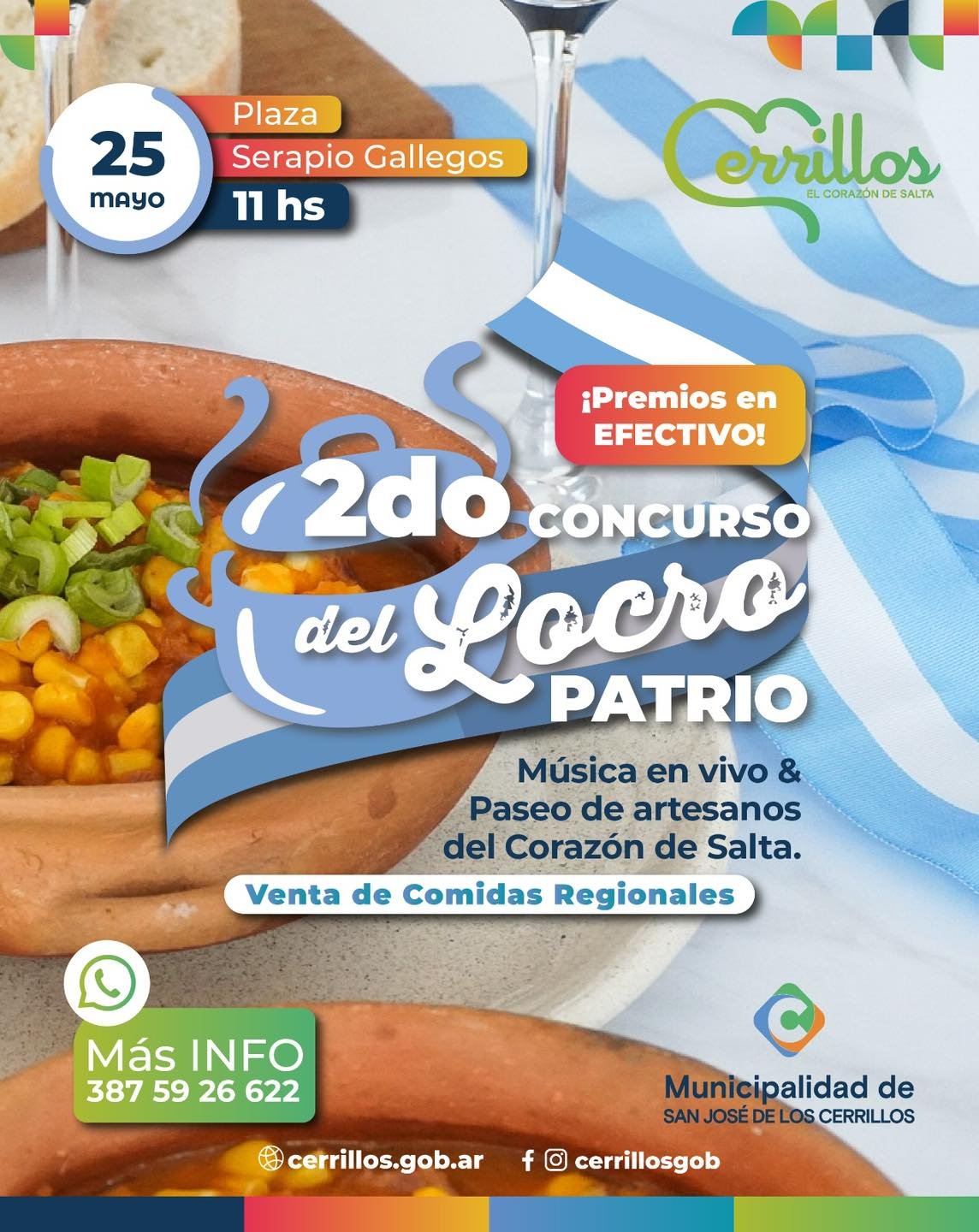 𝗘𝘀𝘁𝗲 𝟮𝟱 𝗱𝗲 𝗺𝗮𝘆𝗼 𝗰𝗲𝗹𝗲𝗯𝗿𝗮𝗺𝗼𝘀 𝗹𝗮 𝗣𝗮𝘁𝗿𝗶𝗮 𝗰𝗼𝗻 𝘁𝗿𝗮𝗱𝗶𝗰𝗶𝗼́𝗻 𝘆 𝘀𝗮𝗯𝗼𝗿!