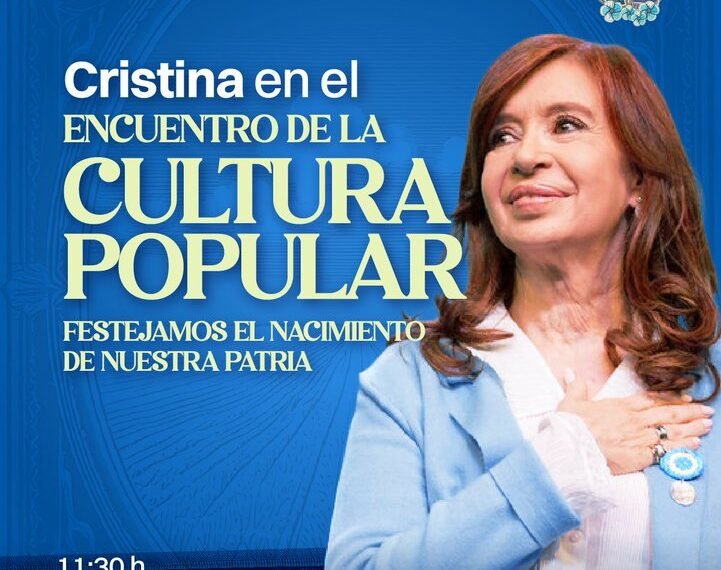 «Nos encontramos para celebrar el nacimiento de la Patria», anunció Cristina