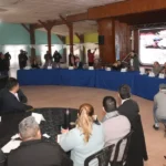Sáenz encabezó una reunión de gabinete ampliado con intendentes y legisladores en San Martín