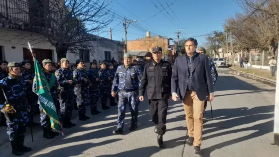 El Departamento Infantería de la Policía celebró un nuevo aniversario