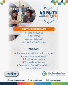 Cerrillos: El ente regulador llega este martes