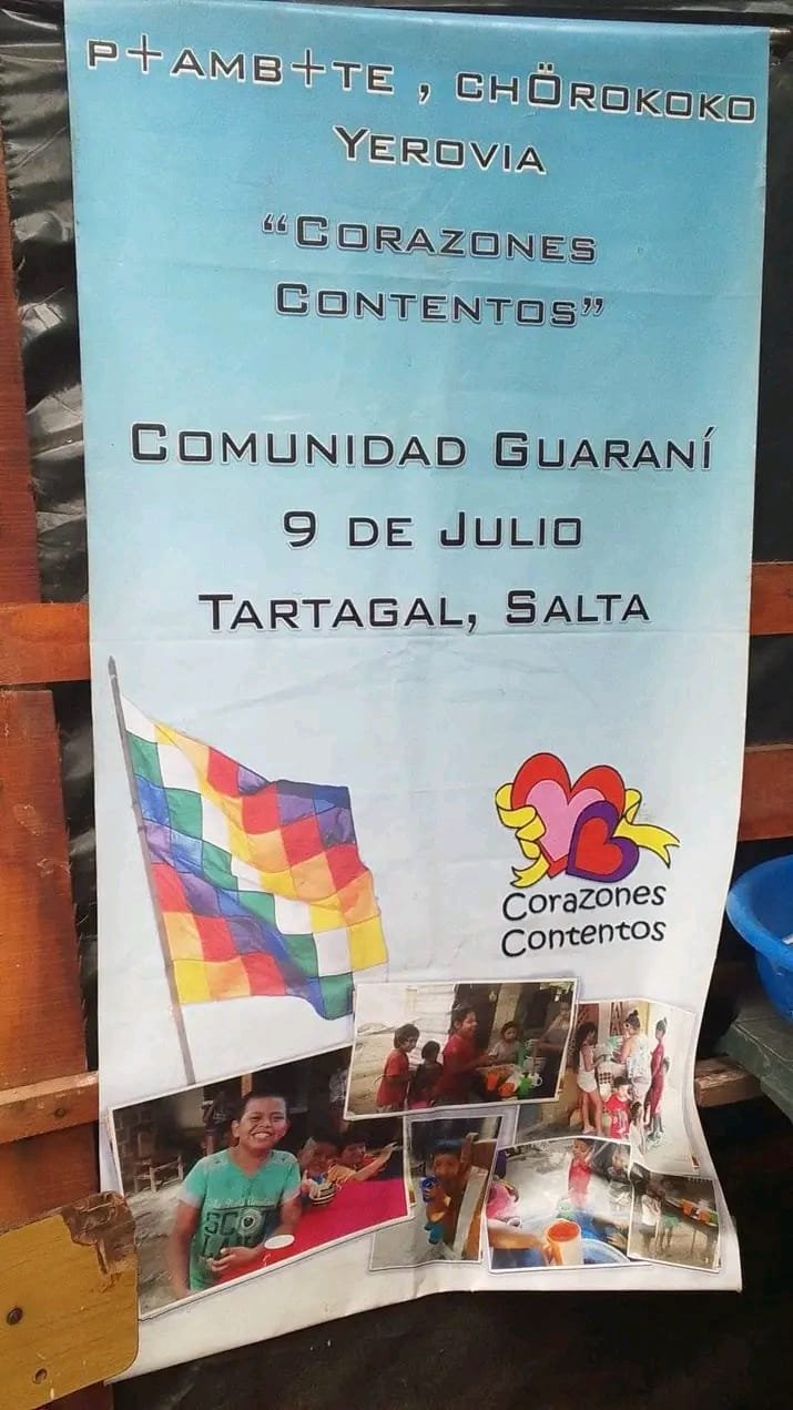 Merendero «Corazones Contentos» de la Comunidad Guaraní buscan donaciones para el Día del Niño