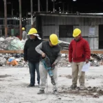 Obras en el mercado San Miguel: realizan la prueba del suelo para proyectar la construcción