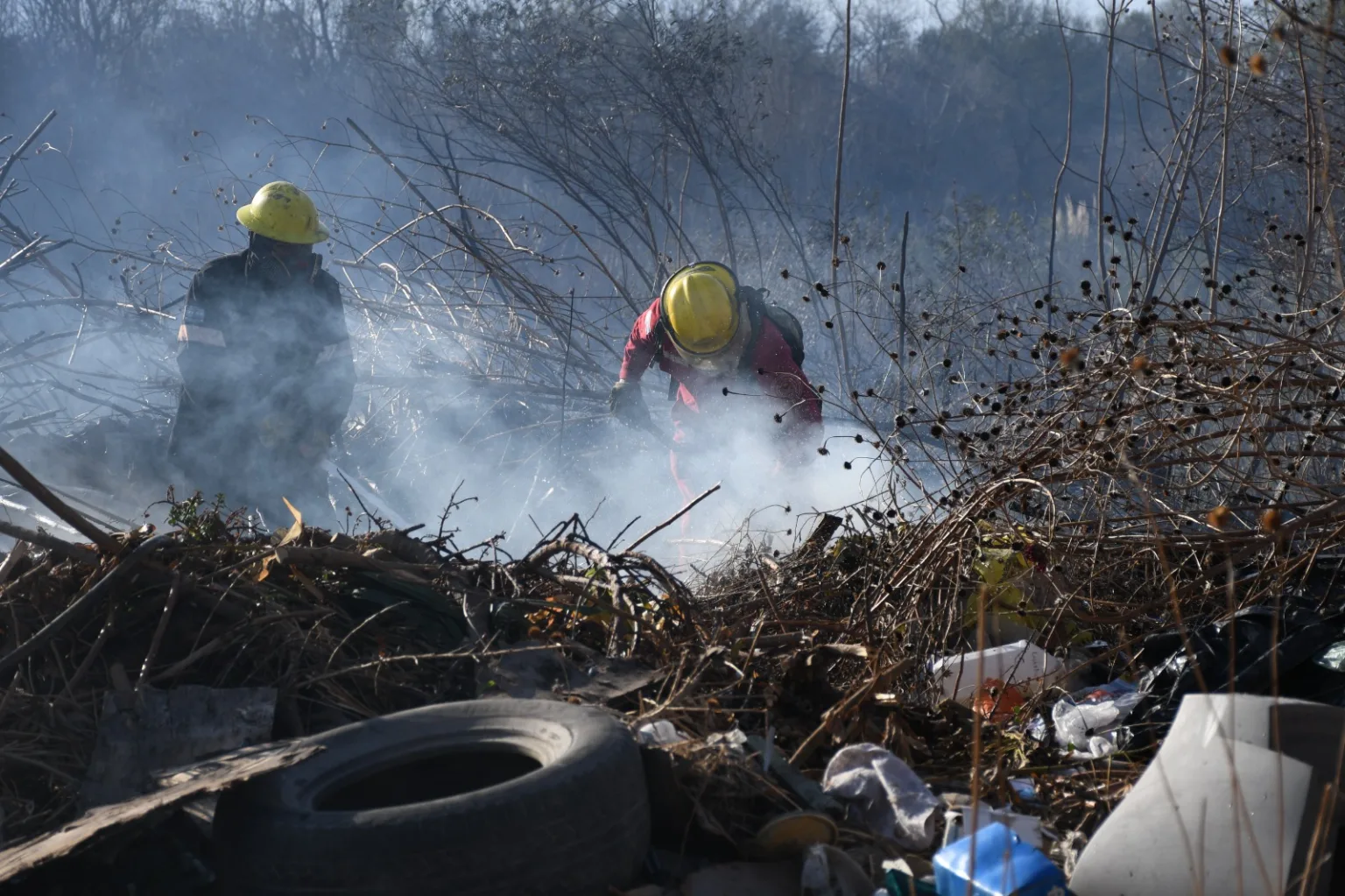 Se registraron más de diez incendios en distintos barrios de la Ciudad