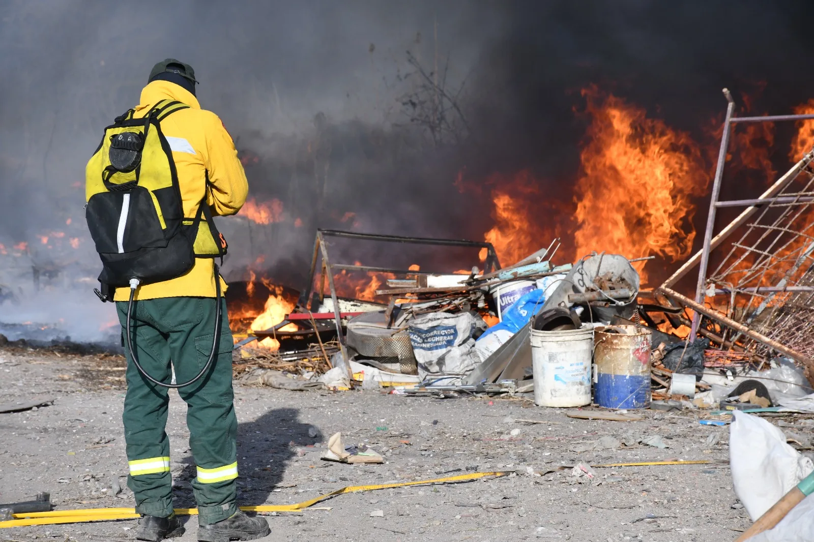 Capital: 17 incendios y multas por quema intencional