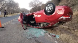 Vuelco en Circunvalación Noroeste: susto y tensión