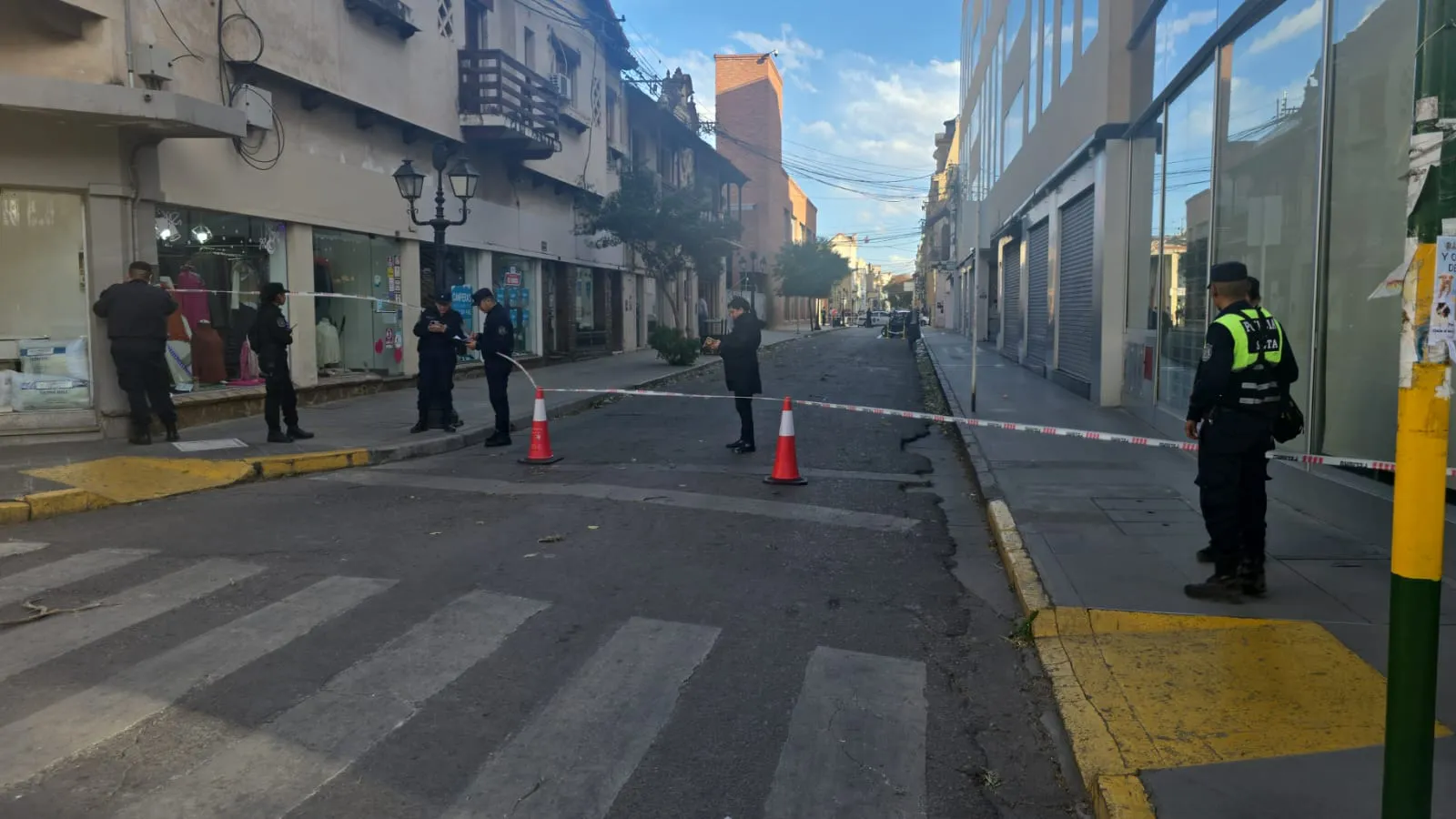 Amenaza de bomba en un edificio céntrico