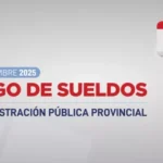 Cronograma de pagos para la Administración Pública correspondiente a septiembre 2025