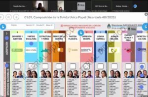 EL MINISTRO DE GOBIERNO DE LA PROVINCIA ING. RICARDO VILLADA A FAVOR DEL SISTEMA DE LA «BOLETA ÚNICA DE PAPEL»