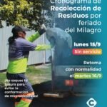Cerrillos: Servicio de Residuos Feriado