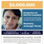 Se oficializó la recompensa para quien aporte datos ciertos sobre una mujer desaparecida en Salvador Mazza