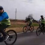 Peregrinos de Pichanal partieron en bicicleta rumbo a la Catedral Basílica