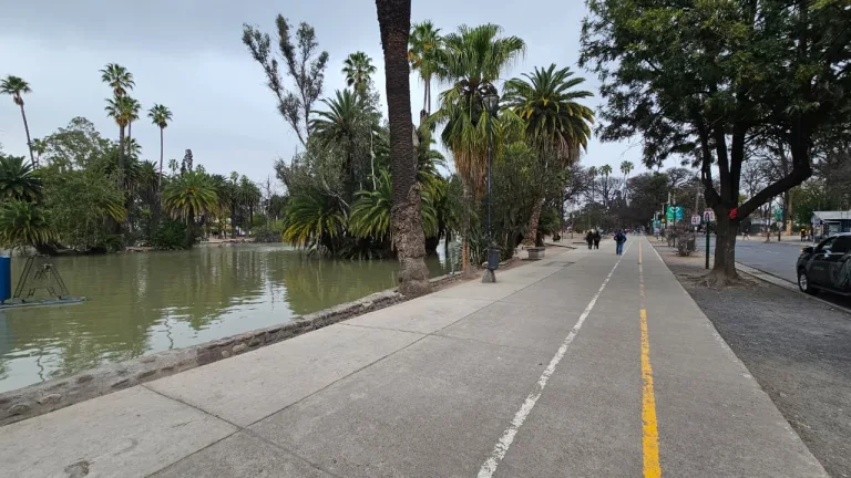 El parque San Martín quedó en óptimas condiciones tras la Feria del Milagro