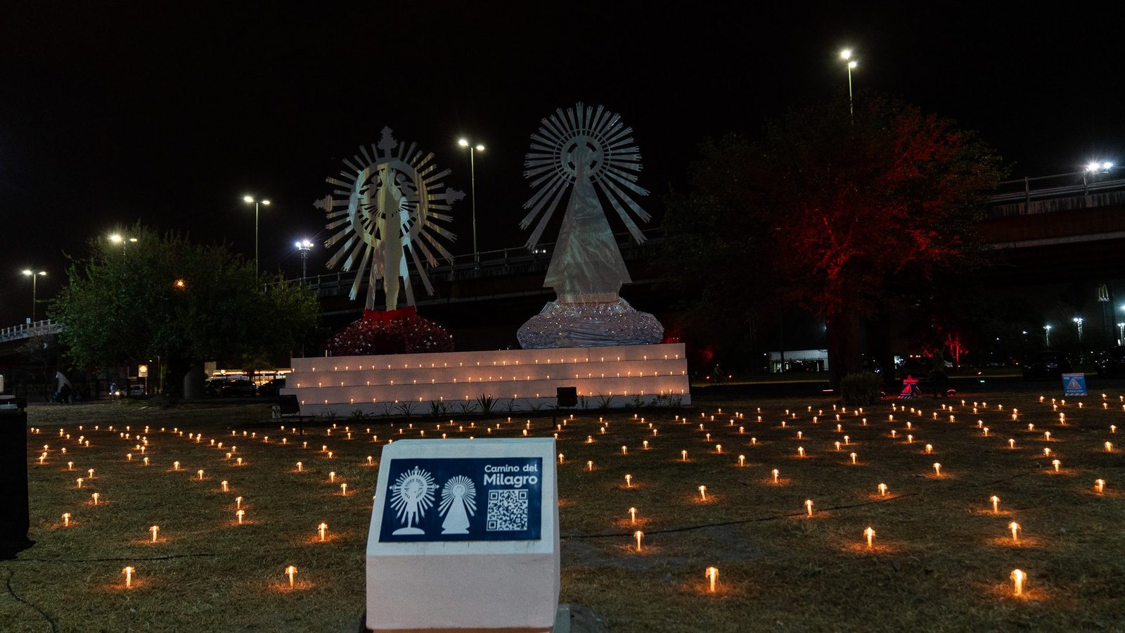 Este domingo, la rotonda de Limache se iluminará para recibir a fieles y peregrinos