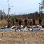 Condenaron a cuatro hombres por transportar 195 kilos de cocaína cerca de la frontera con Bolivia