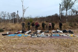 Condenaron a cuatro hombres por transportar 195 kilos de cocaína cerca de la frontera con Bolivia