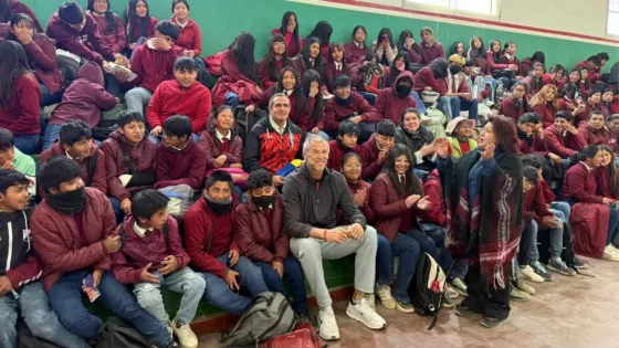 Milinkovic se reunió con estudiantes de San Antonio de los Cobres para promover el deporte