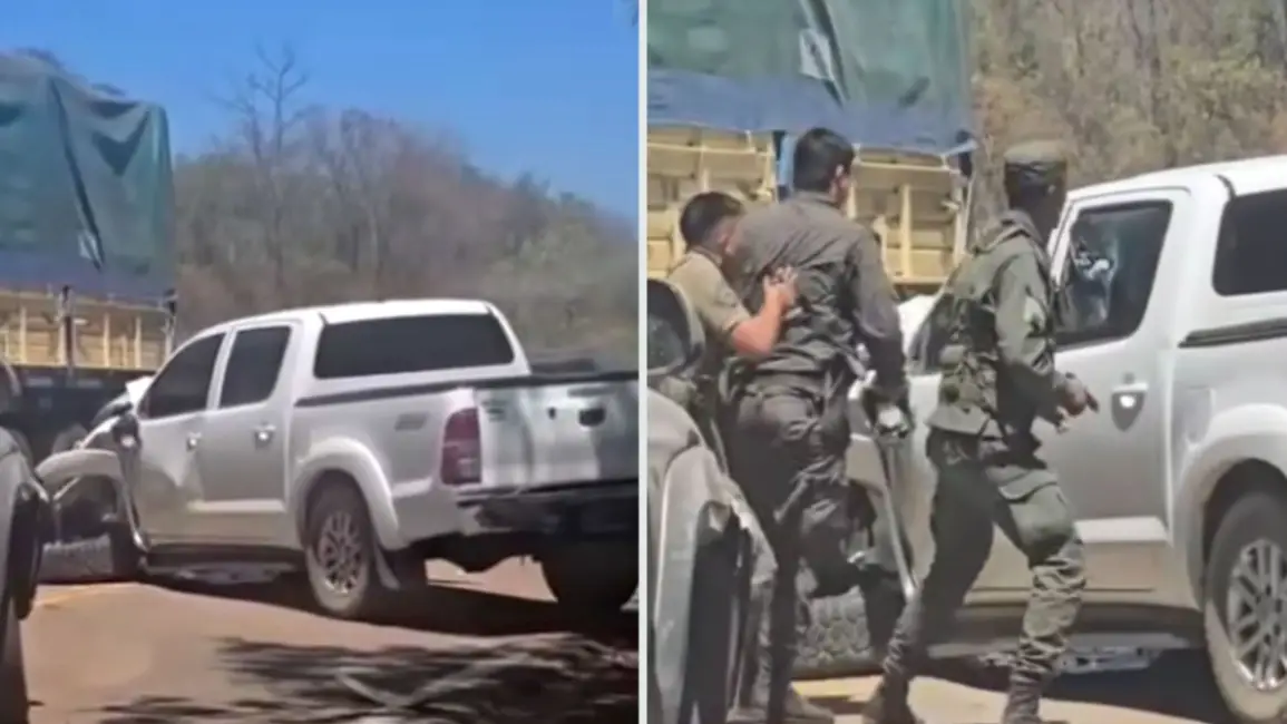 Escapó de un control y desató el enojo de los gendarmes: el video que impacta en el norte de la provincia