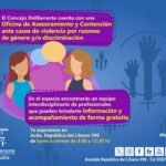 CONCEJO DELIBERANTE: EN EL ANEXO DEL CD SE BRINDA ASESORAMIENTO GRATUITO A PERSONAS EN SITUACIÓN DE VIOLENCIA DE GÉNERO Y/O DISCRIMINACIÓN